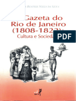 A Gazeta Do Rio de Janeiro 1808 1822 Cultura e Sociedade PDF