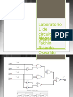 Laboratorio 1 de Circuitos Digitales Mogollón Fachin Ricardo Oswaldo 14190039 Profesor: Daniel Díaz Ataucuri