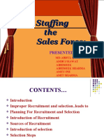 Staffing The Sales Force