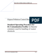 GPCB SOP For De-Contamination Facility