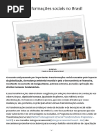 Transformações Sociais No Brasil - Unesco