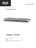 FibeAir IP-20F Installation Guide Rev A.03