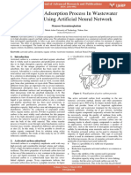 Modeling of Adsorption Process in Wastewater Treatment Using Artificial Neural Network