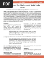 Print Media and the Challenges of Social Media