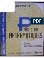 Précis de Mathématique Avec 370 Exercices Corrigés PDF