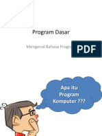 BAB II Bahasa Program Dasar