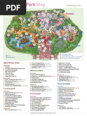 Disneyland Paris Day Planner