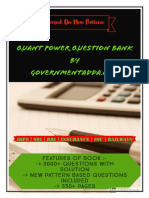 Quant Power Question Bank PDF