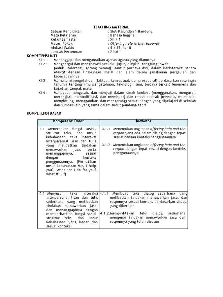 Bahan Ajar Kelas Xii Komunikasi