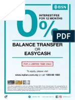 0 Lance Transfer or EasyCash PDF