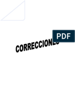 Correcciones