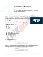 UUHCS - 17-Stilizovanje Lista, Tabeli I Formi PDF