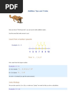 Addition Tips and Tricks