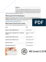 Rbi Grade B 2018