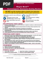 Grinder Machine Safety SOP | PDF | Grinding (Abrasive Cutting ...