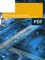 SAP File Processing For SAP HANA en