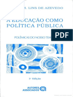 A Educacao Como Politica Publica Janete M Lins de Azevedo PDF