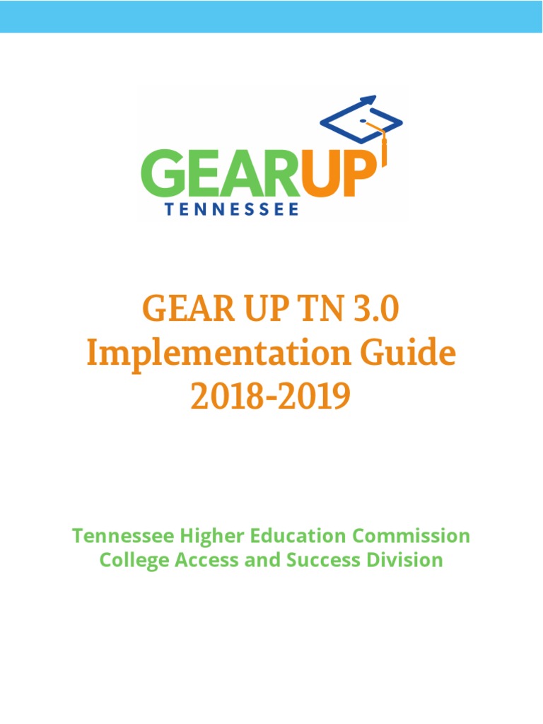 GEAR UP 3.0 Implementation Guide 2018-2019 | PDF | Academia | Behavior ...