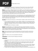 Msu Online Workplace Behavior Project Survey
