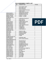 Sharp Parts Lists PDF