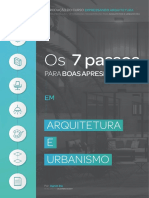 Os 7 Passos para Boa Apresentações em Arquitetura e Urbanismo