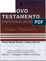 NOVO TESTAMENTO INTERLINEAR ANALÍTICO GREGO PORTUGUES PAULO SÉRGIO E ODAYR OLIVETI