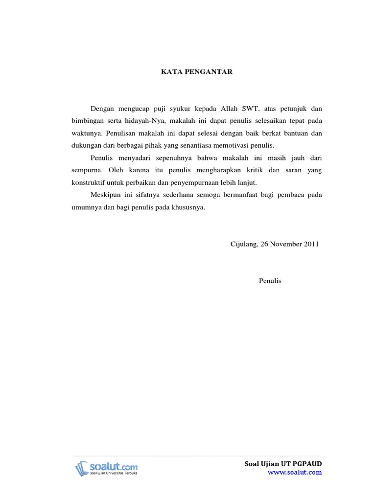 Download Contoh Makalah Ut Pgpaud Paud4201 Bermain Dan Permainan Anak