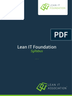 LITA Lean IT Foundation Syllabus 2015-12