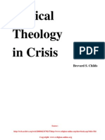 Biblical Theology in Crisis