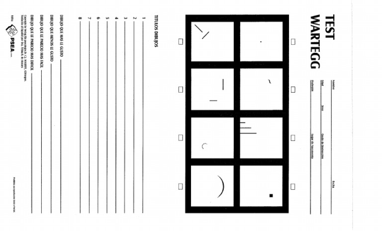 Protocolo Del Wartegg 8 Campos | PDF