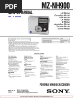 MZ-NH900 SM