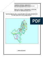 Estudio Hidrologico Canal Pacora 2do Avance