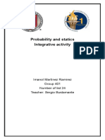 Probability and Statistics - Integrative Activity