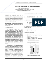 Calentamiento y Temperatura en Transformadores