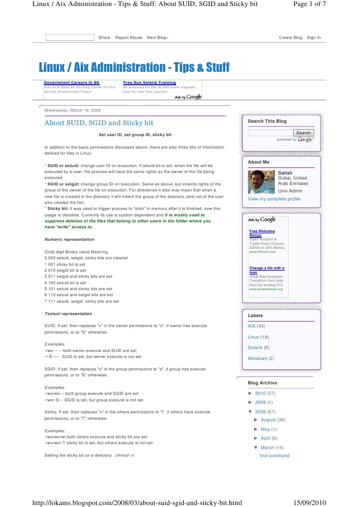 An In-Depth Guide to SUID, SGID, and Sticky Bits in Linux File ...