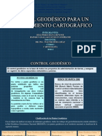 Control Geodesico para Un Levantamiento Cartografico