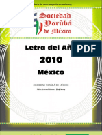 Letra Del Año Mexico2010