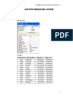 Aplikasi Stok Dengan Ms Access PDF