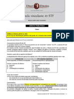 Súmula Vinculante Comentada Dizer o Direito Sv-41