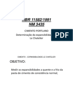 NBR 11582 Cimento Portland Expansibilidade de Le Chatelier PDF