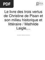 LAIGLE, M-Le Livre de Trois Virtues