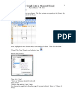 How To Graph Data in Microsoft Excel