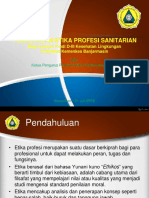 Materi Pembekalan Etika Profesi Sanitarian D3 Kesling