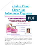 Tips Sobre Cómo Curar Las Infecciones Vaginales