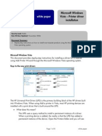 White Paper: Microsoft Windows Vista - Printer Driver Installation