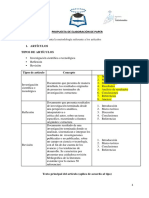 Elaboración de artículos científicos