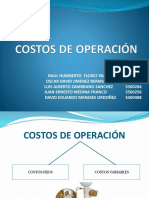 Costos de Operación