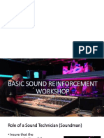 Basic Sound Reinforcement Workshop