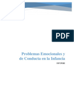 Problemas Emocionales y de Conducta en La Infancia