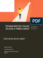 Peranan Motivasi Dalam Belajar & Pembelajaran 2